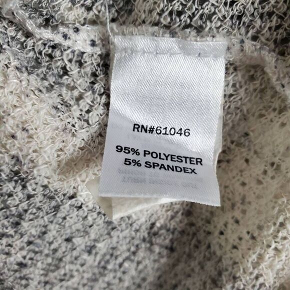 Vanity Women’s American Flag Cardigan Size L Open Front Black White Patriotic - Picture 6 of 7